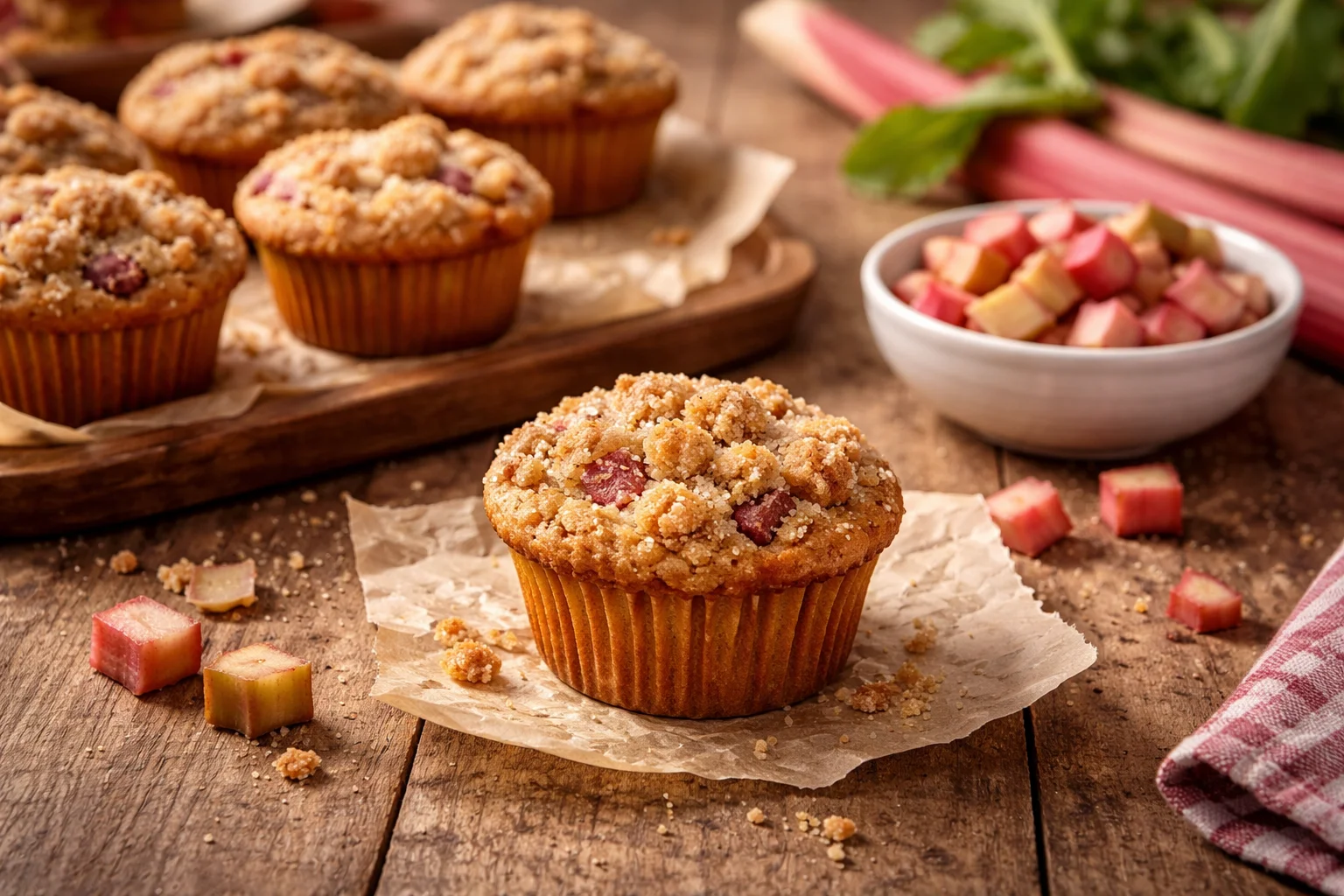 Deliciously Moist Rhubarb Muffins You&rsquo;ll Want to Share!